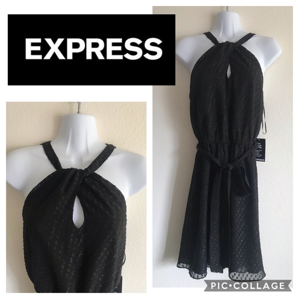 🔥Black halter dress👗 - Picture 1 of 7